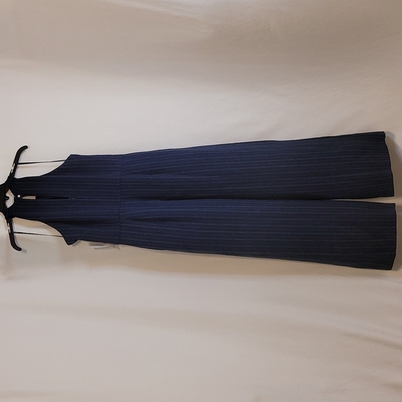 Julia Jordan Women's Navy Halter Neck Jumpsuit - Picture 12 of 14